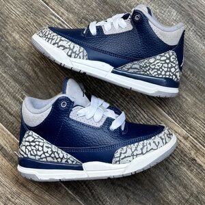 Jordan 3 retro Georgetown 11c navy blue white